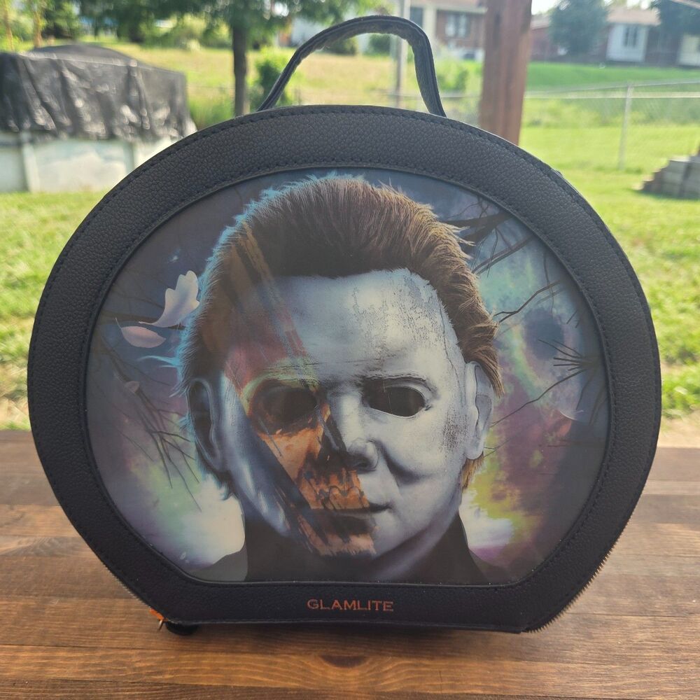 Glamlite Halloween II Michael Myers 3D Lenticular Makeup Bag Crossbody Purse